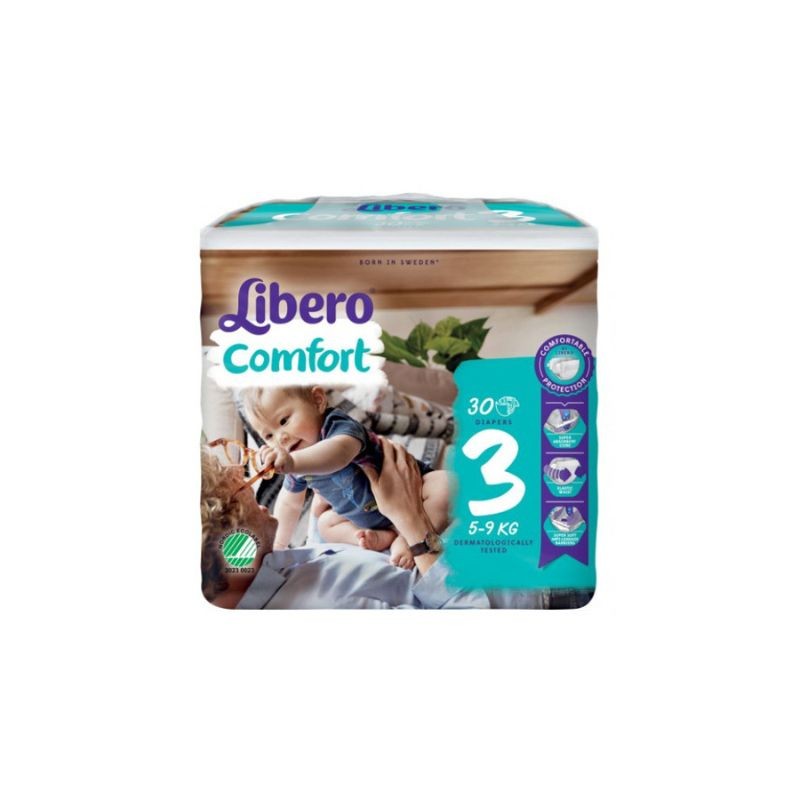 Libero Fraldas Comfort T3 5-9kg 30 Un.