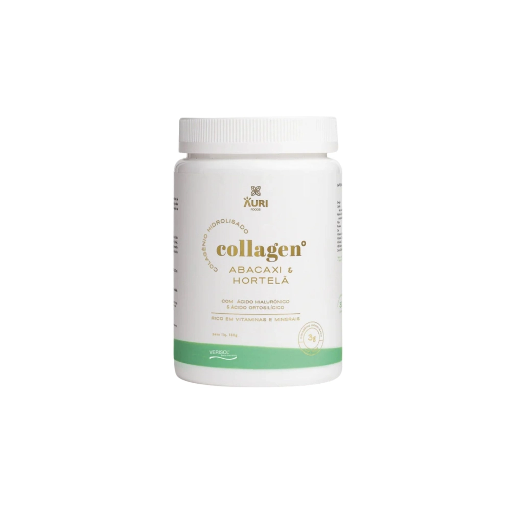 AuriFoods Collagen Ananás e Hortelã Pó 150 g
