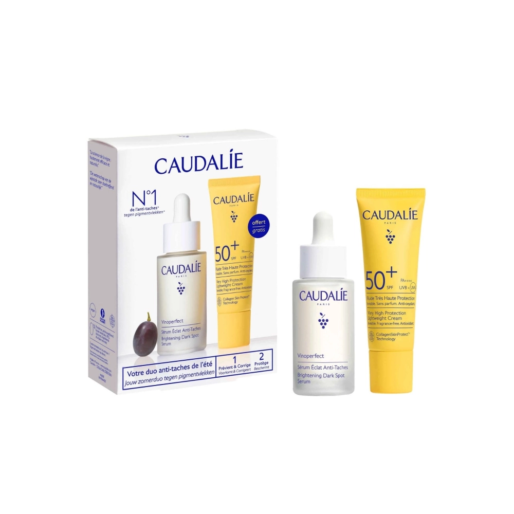 Caudalie Vinoperfect Sérum + Vinosun Fluido SPF50 20 ml