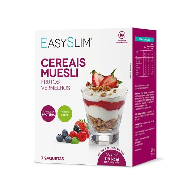 Easyslim Cereais Muesli Frut Verm 30gx7 Easyslim Cereais Muesli Frut Verm 30gx7