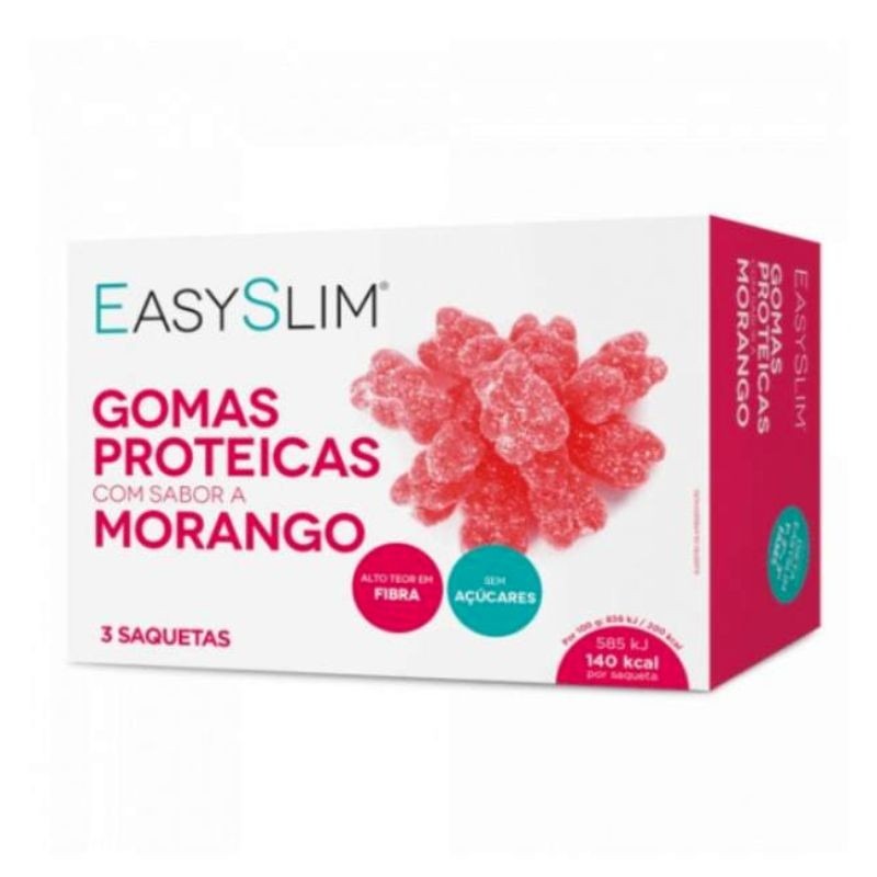 Easyslim Gomas Prot Morango 70G X3 Easyslim Gomas Prot Morango 70G X3