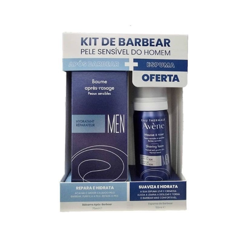 Avène Homem Bálsamo Após-Barbear + Espuma de Barbear 50 ml