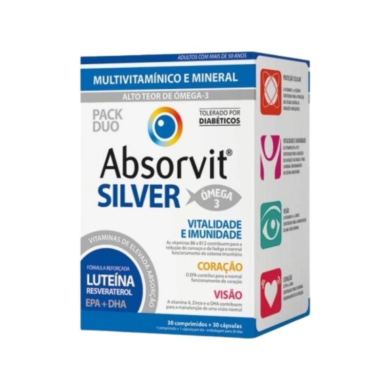 Absorvit Silver Comp X 30 + Caps X 30
