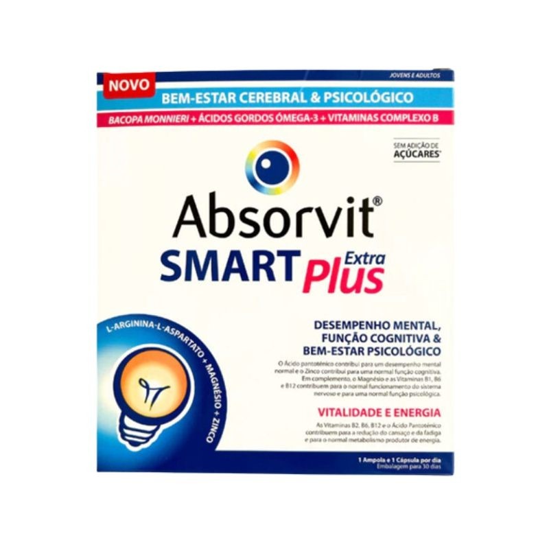 Absorvit Smart Ext Plus Caps 30+Amp 30