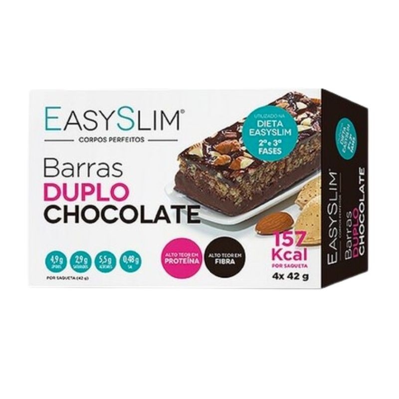 Easyslim Barras Choc Dup 42g X 4 Easyslim Barras Choc Dup 42g X 4