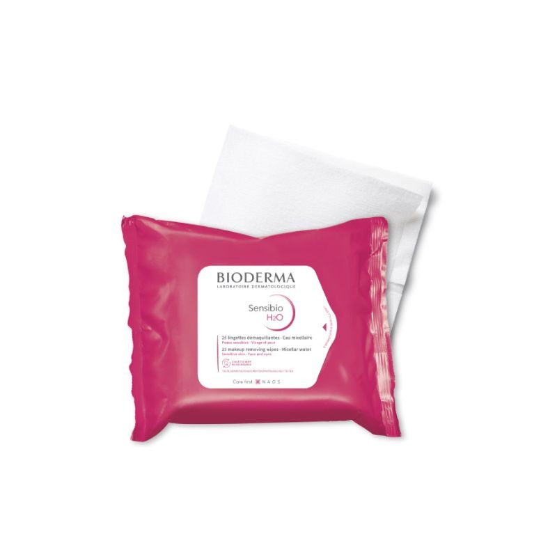 Sensibio Bioderma H2o Desmaq Toalhetes X25