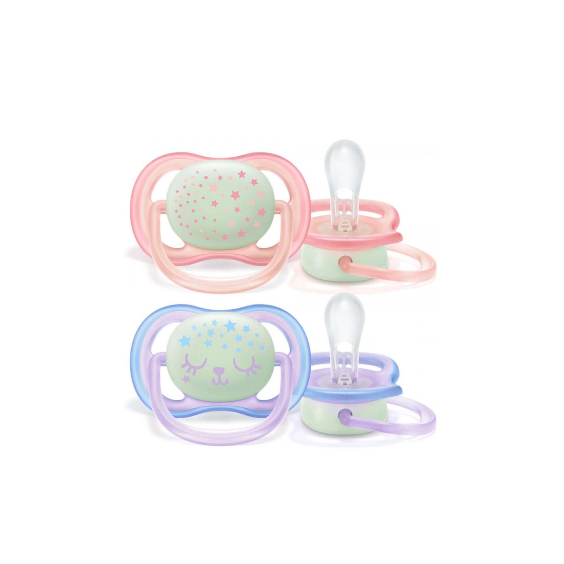 Philips Avent 2 Chupetas Ultra Air Girl 0-6m