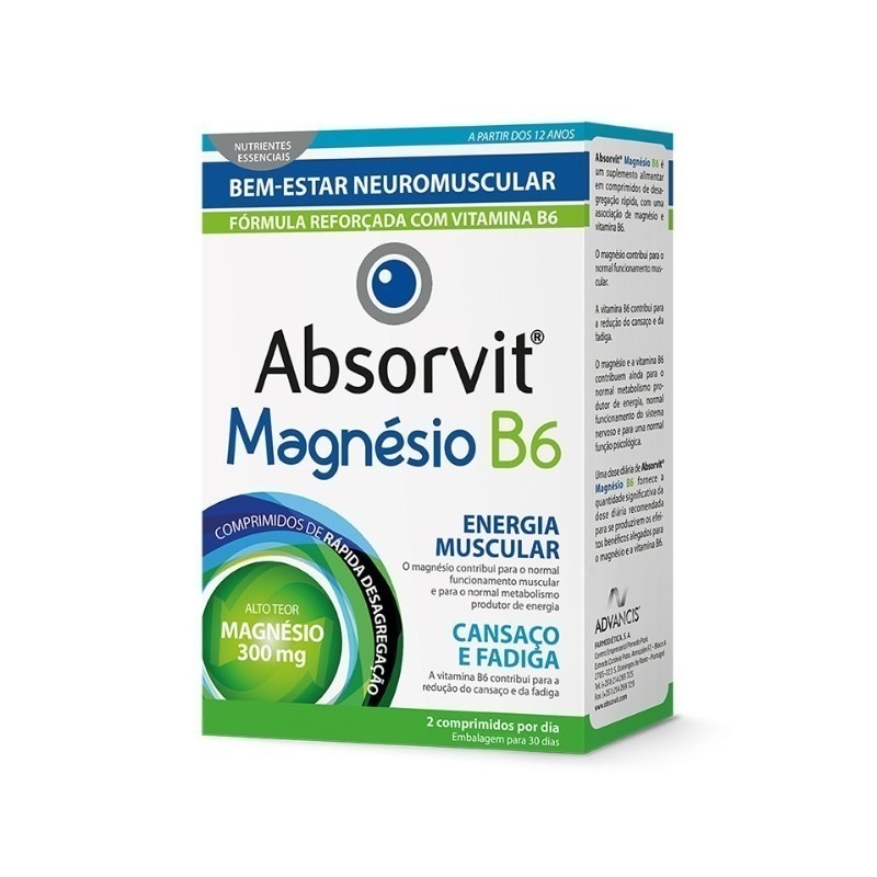 Absorvit Magnesio +B6 Comp X60
