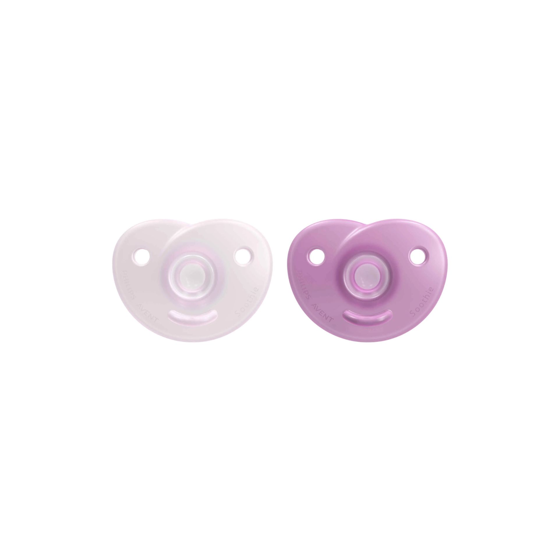 Philips Avent Pack 2 Chupetas Soothie 0-6m Rosa