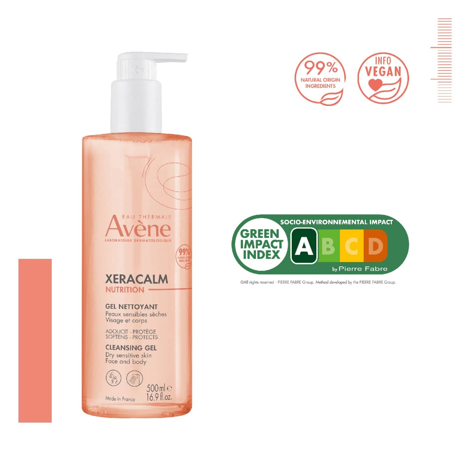 Avène Xeracalm Nutrition Gel de Banho 500ml