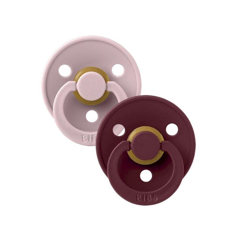 Bibs Colour 2 Chupetas Pink Plum/Elderberry 6-18 meses
