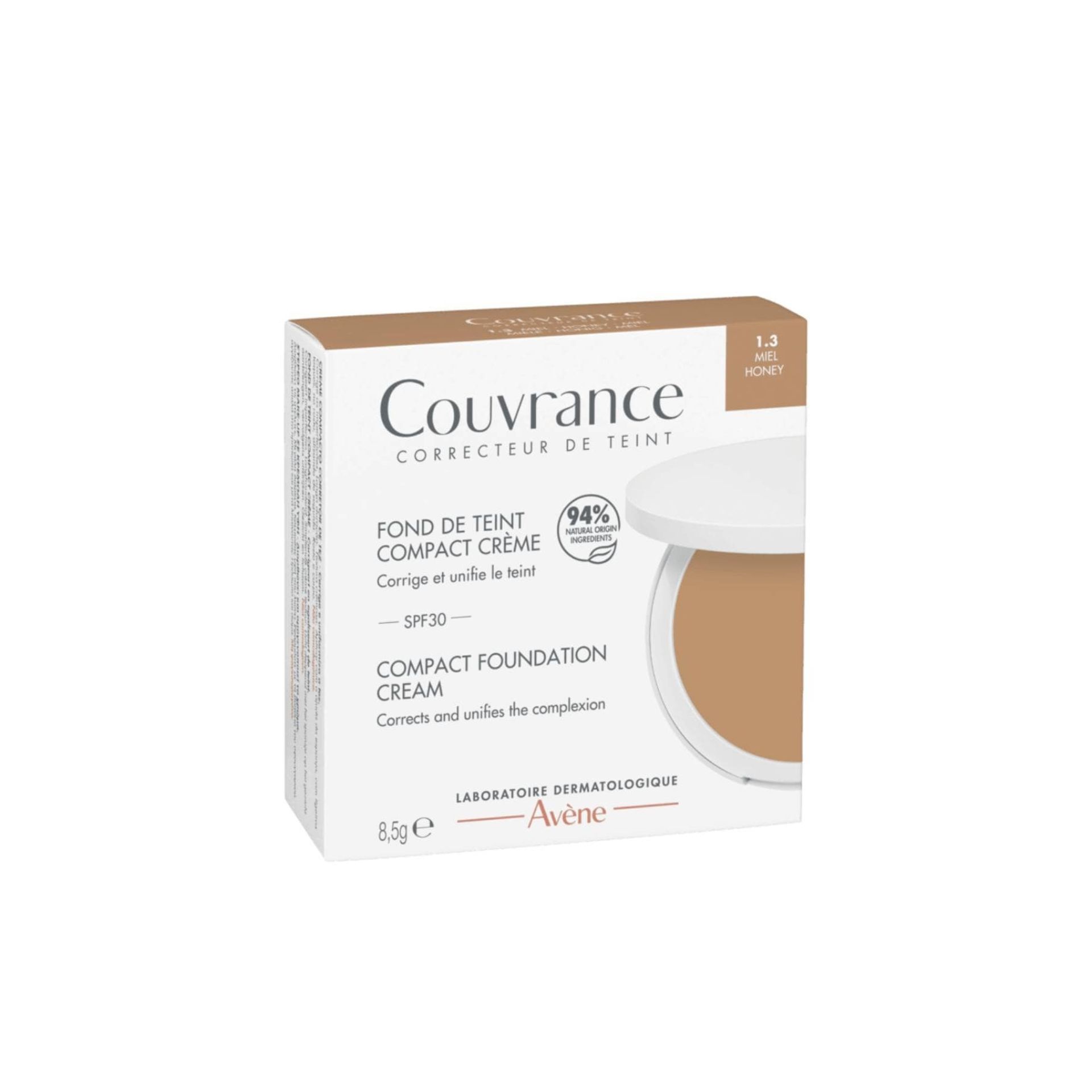 Avène Couvrance Base Compacta em Creme Cor Mel 8.5g