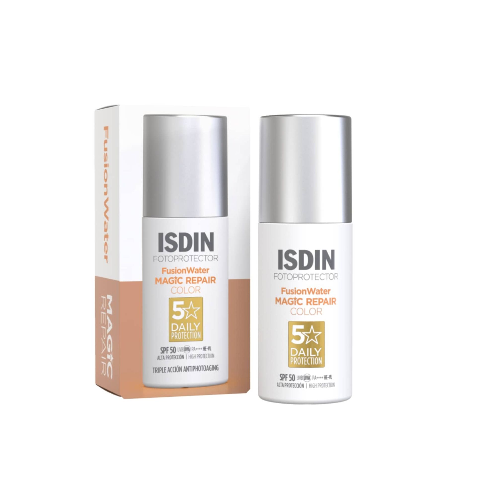 Isdin Fotoprotector Fusion Water Magic Repair Color SPF50 50ml