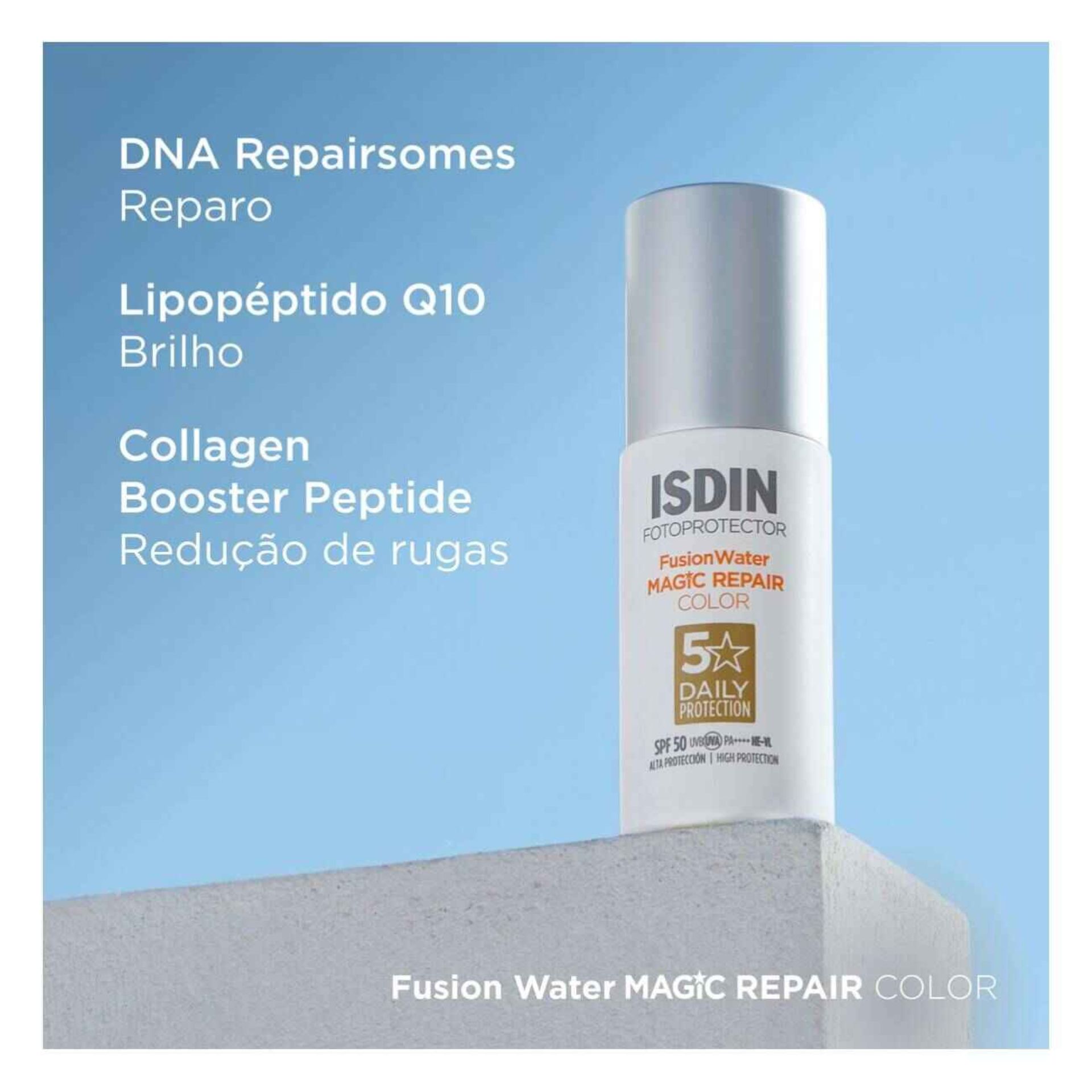 Isdin Fotoprotector Fusion Water Magic Repair Color SPF50 50ml