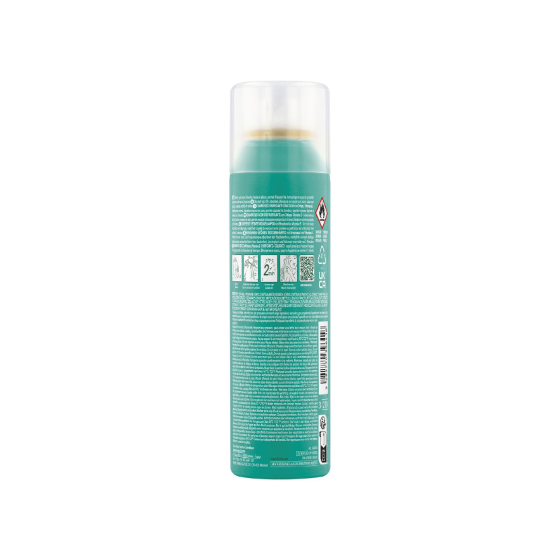 Klorane Champô Seco Ortiga e Vitamina E com Cor 50ml