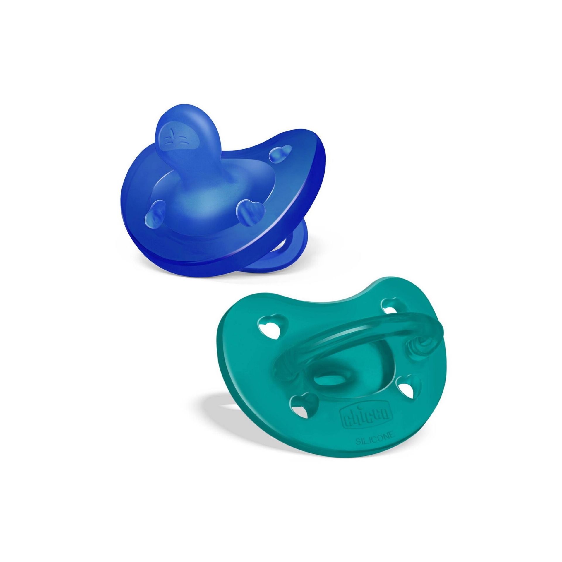 Chicco Chupeta Physio Soft Azul 16-36m X2