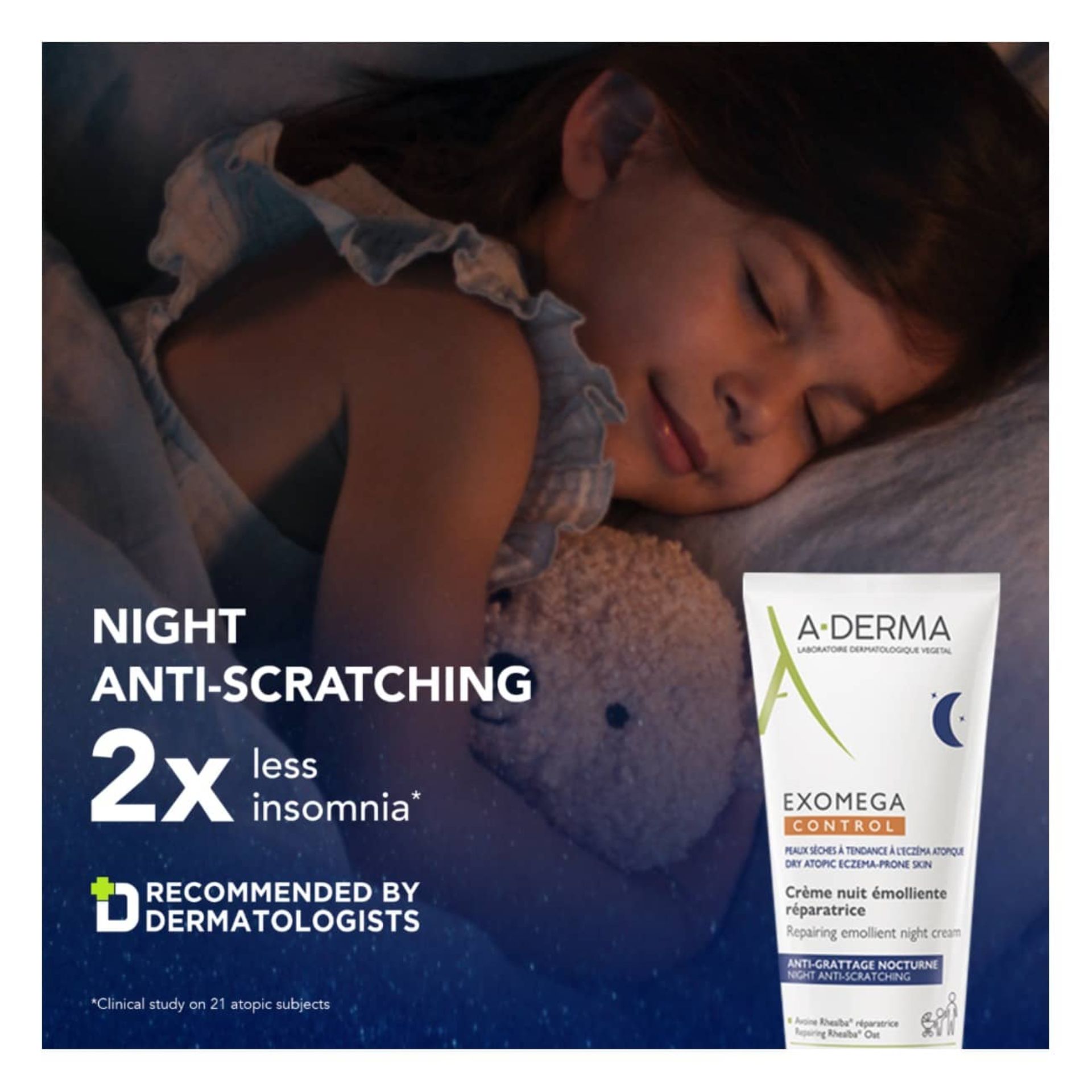 A-Derma Exomega Control Creme de Noite 400ml