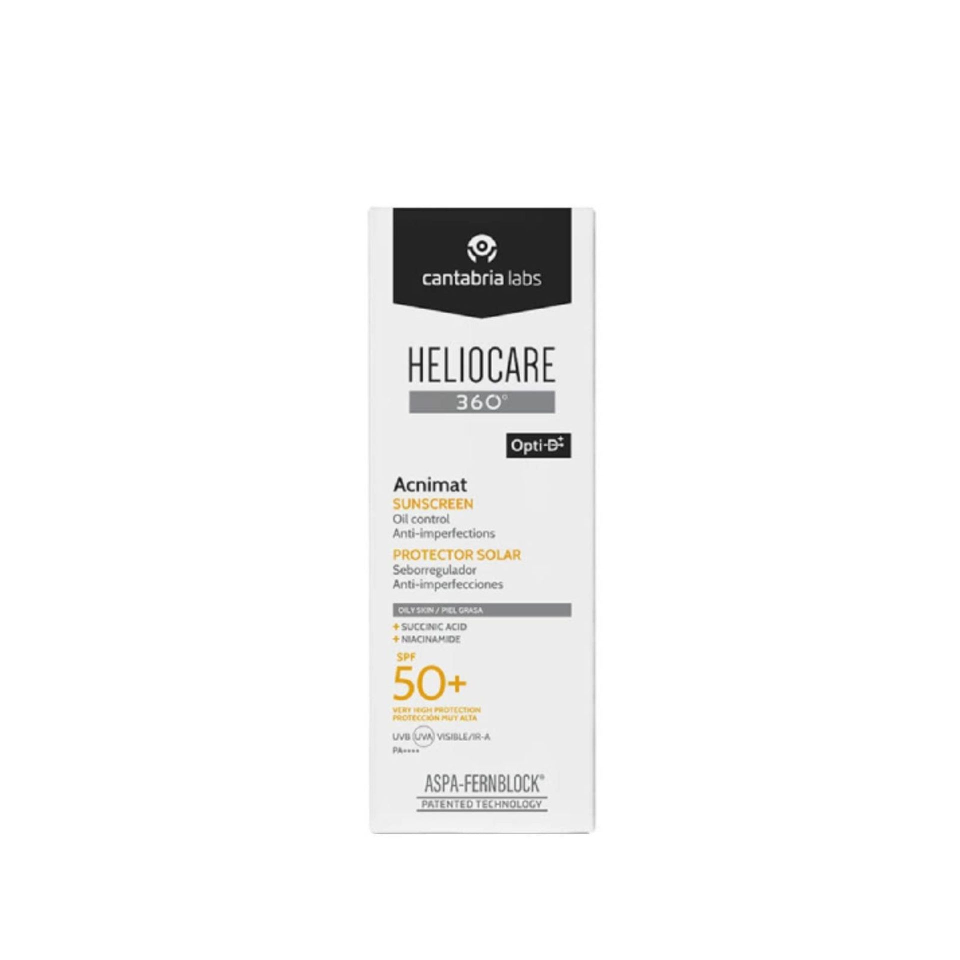 Heliocare 360º Acnimat Creme SPF50+ 50ml