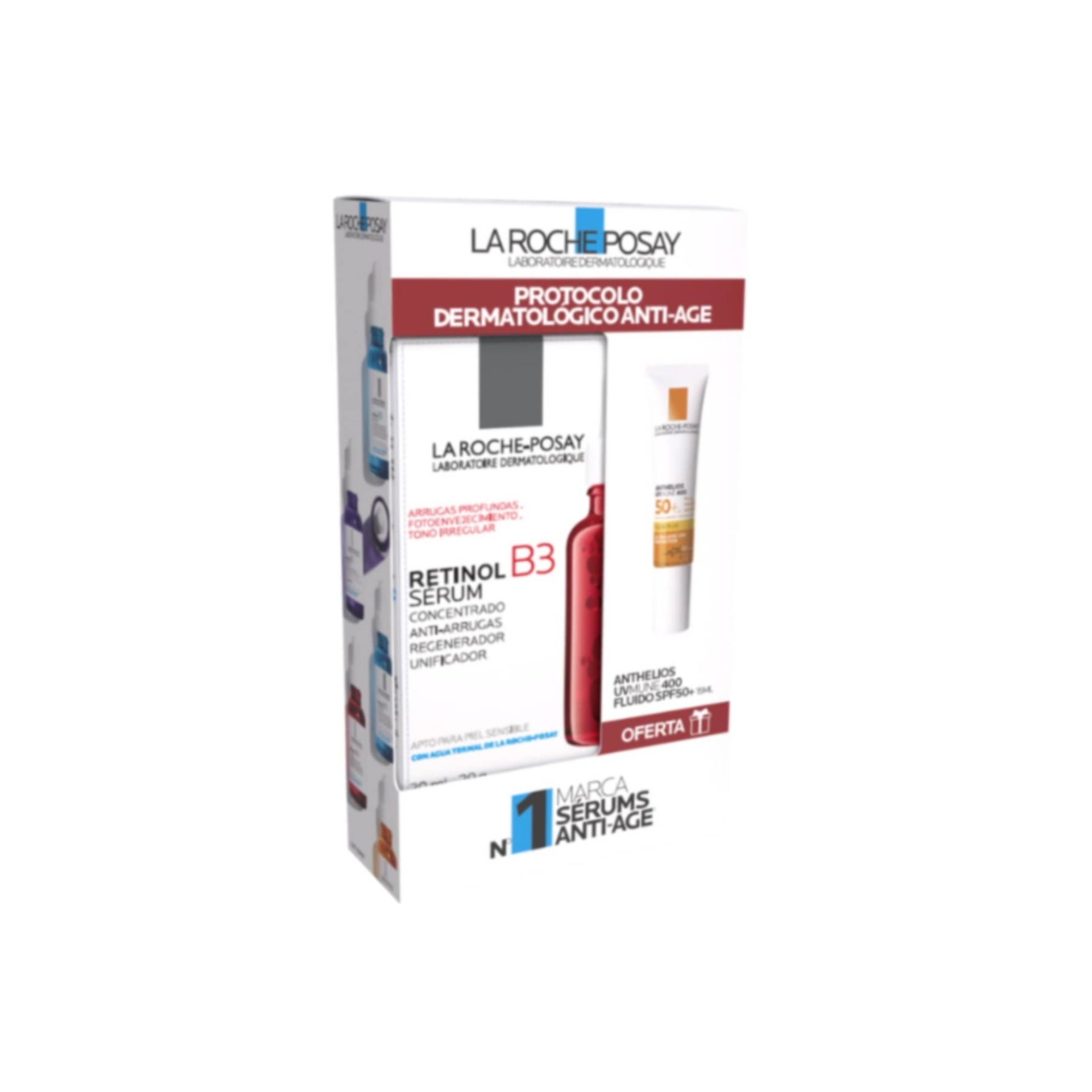 La Roche-Posay Pack Retinol B3 Sérum + Anthelios Fluído Invisível SPF50+