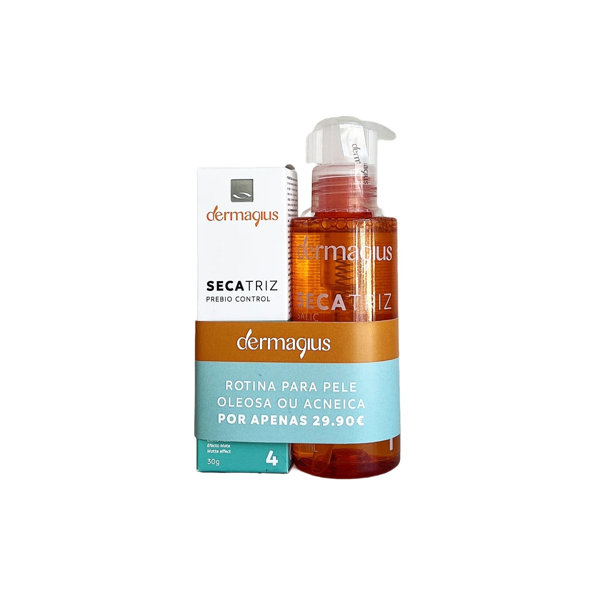 Dermagius Secatriz Salic + Prebio (Gel + Gel-Creme) — Pack cuidado pele oleosa / acneica Dermagius Secatriz Salic + Prebio (Gel + Gel-Creme) — Pack cuidado pele oleosa / acneica