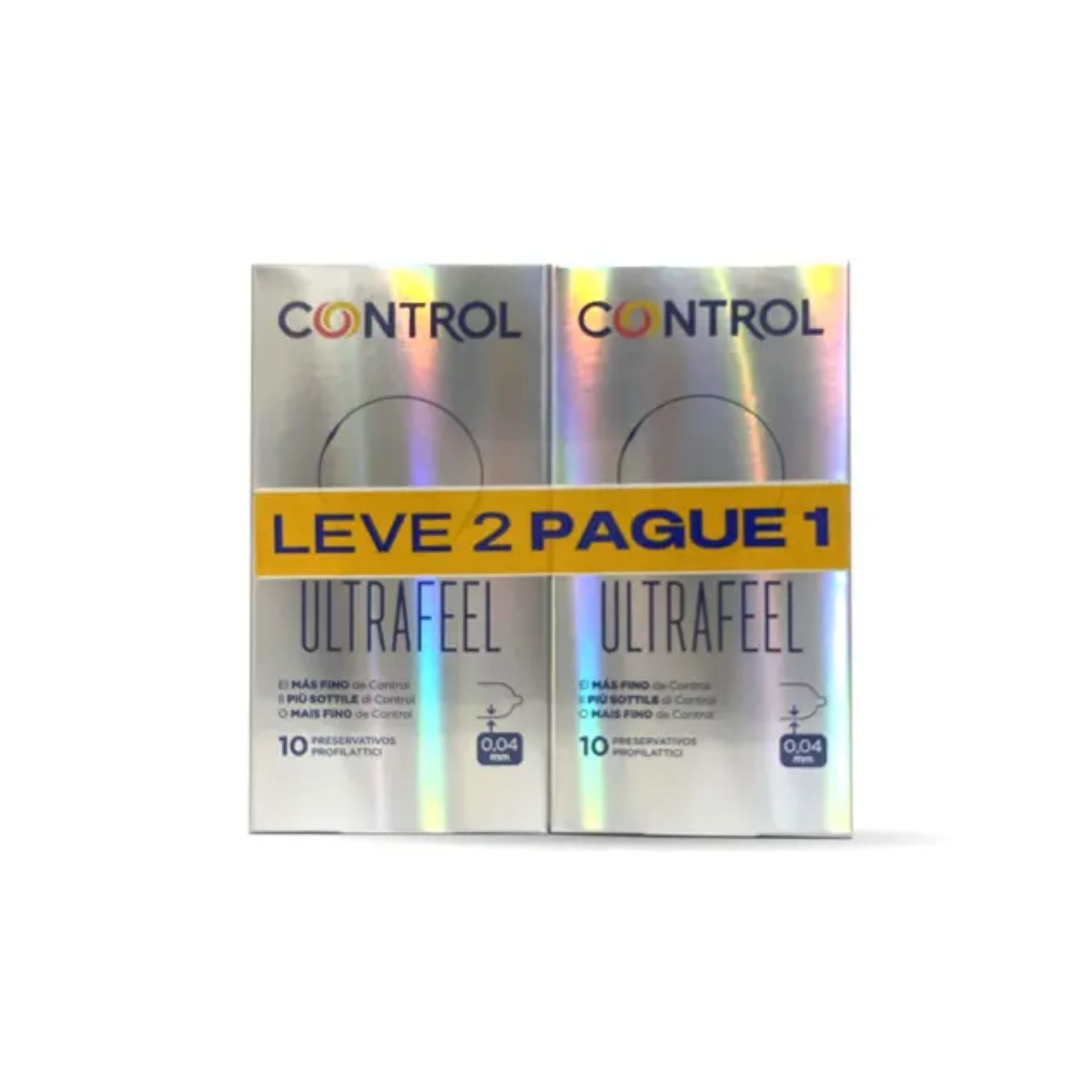Control Ultrafeel Preservativos 10 + Oferta 2ª Embalagem