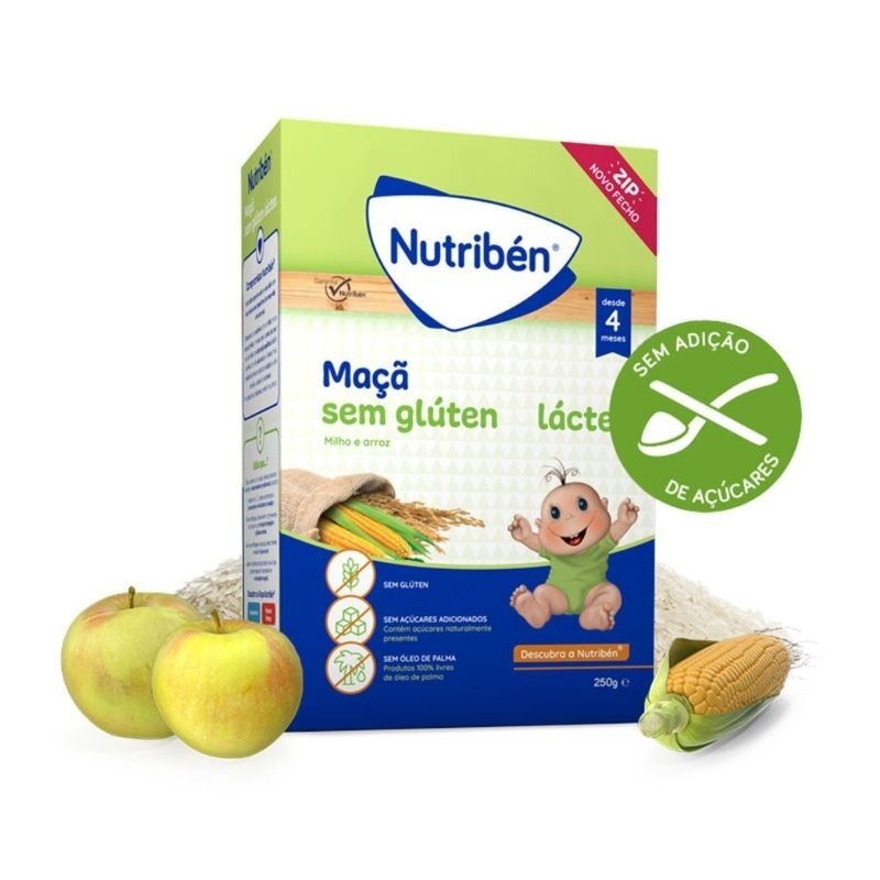 Nutriben Farinhas Maca S/Glut Lact 250g