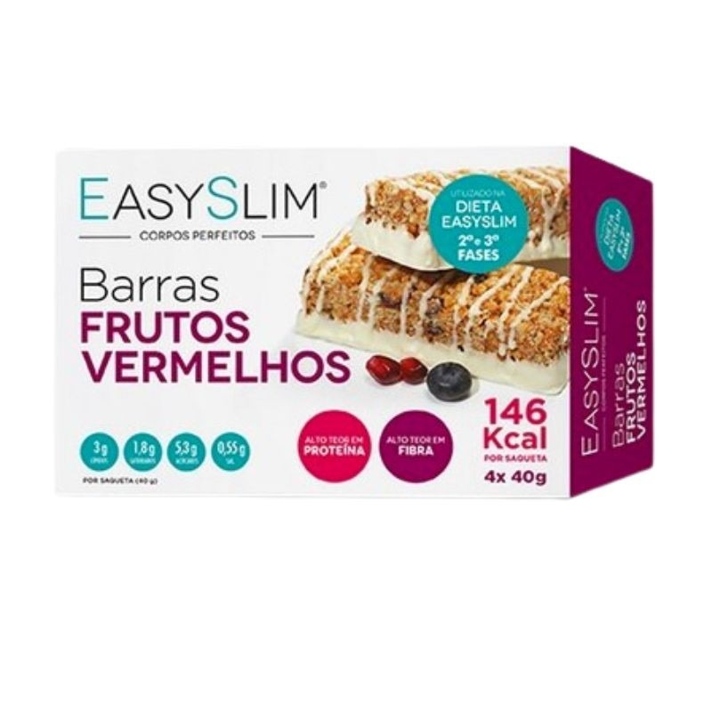 Easyslim Barras Frut Verm 40 Gx 4 Easyslim Barras Frut Verm 40 Gx 4