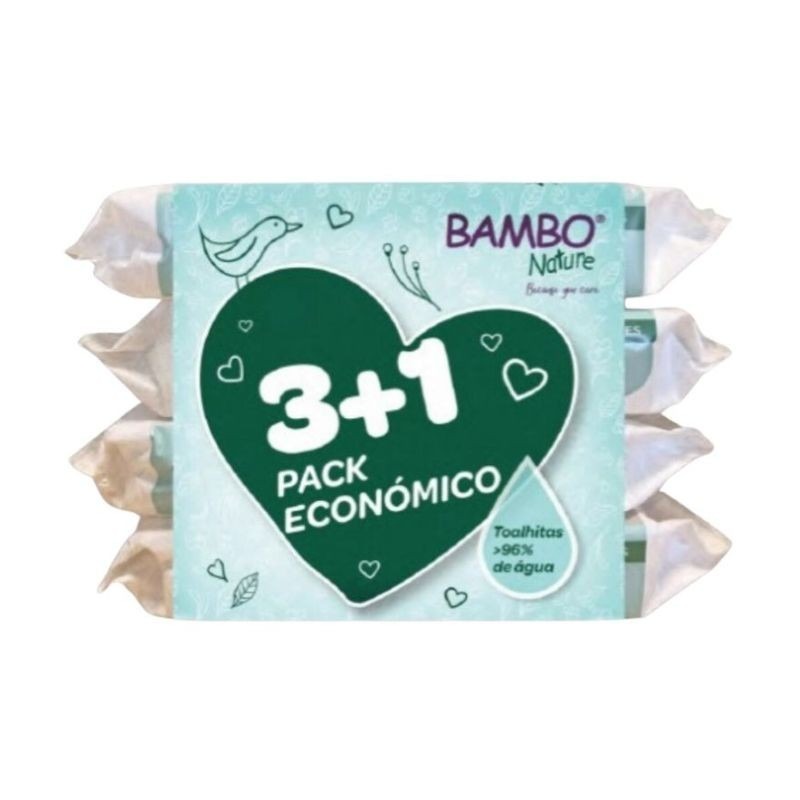 Bambo Nature Pack Toalhitas 3+1 Bambo Nature Pack Toalhitas 3+1
