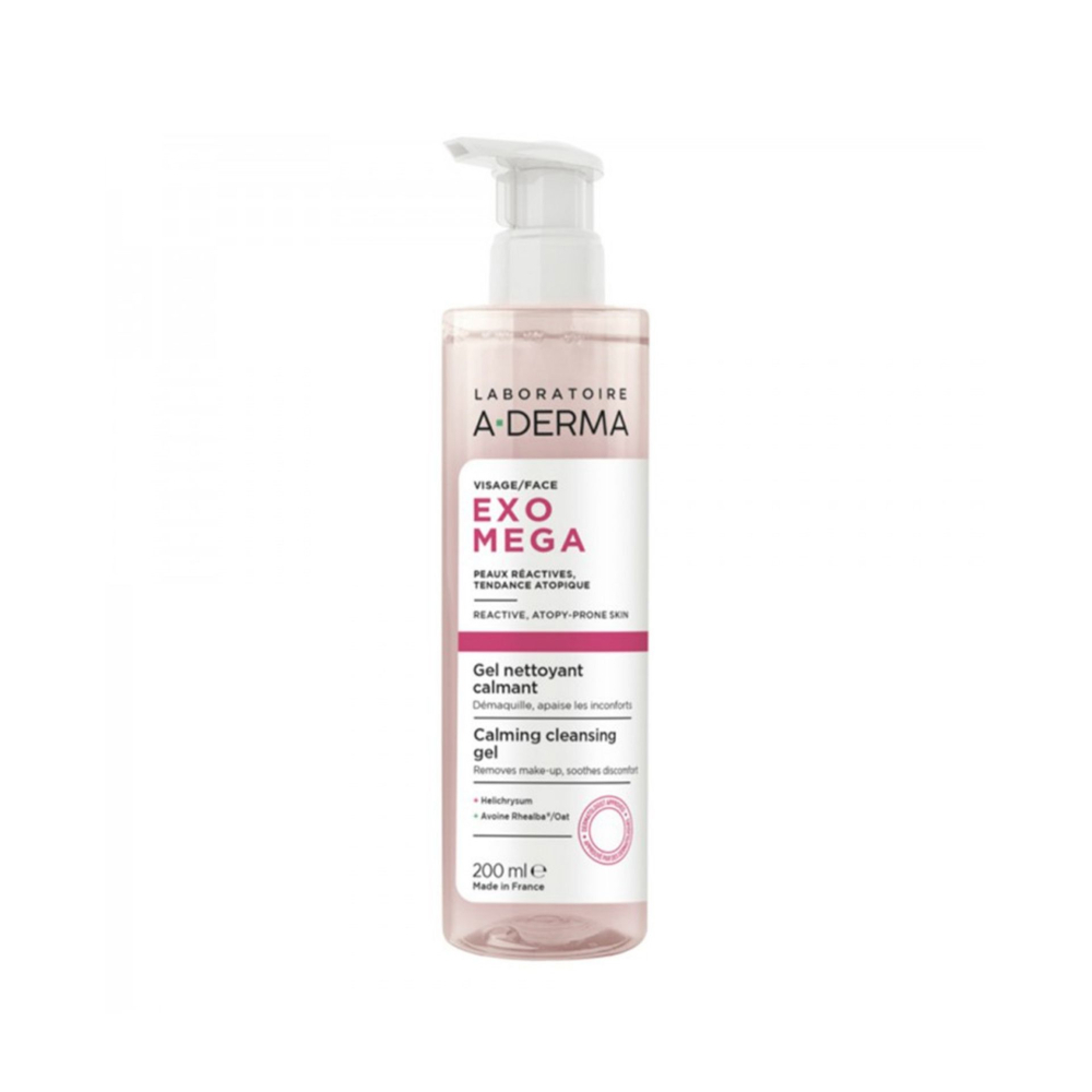 A-Derma Exomega Control Gel de Limpeza Calmante 200 ml
