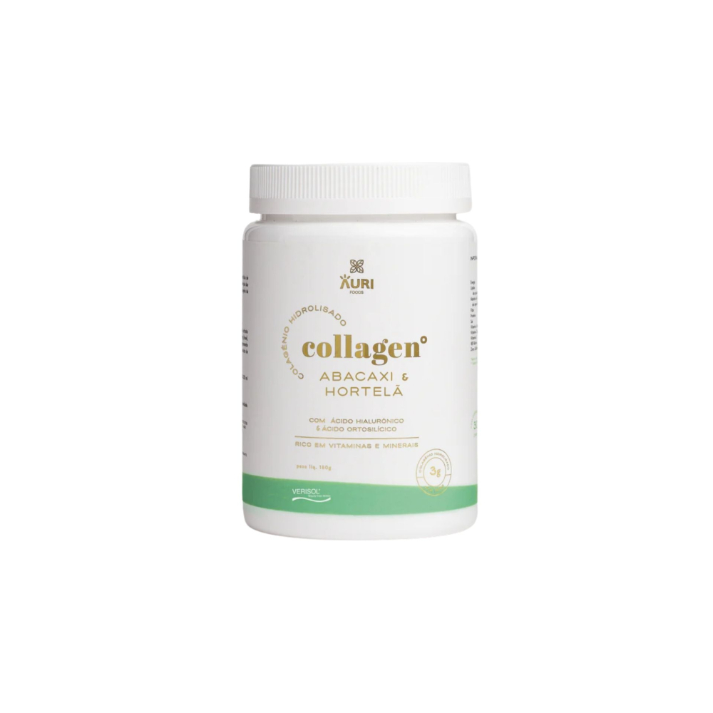 AuriFoods Collagen Ananás e Hortelã Pó 150 g