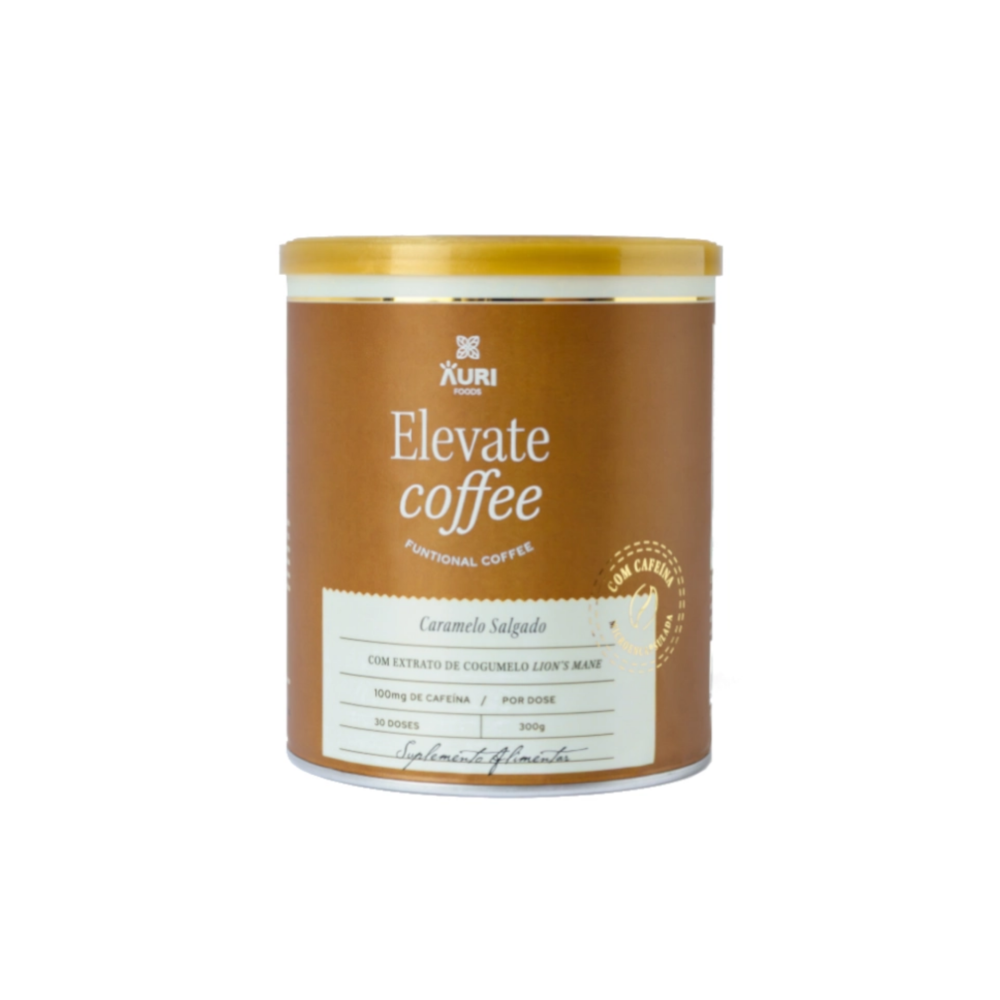 AuriFoods Elevate Coffee Caramelo Salgado Pó 300 g
