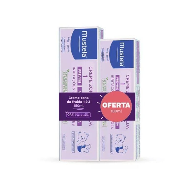 Mustela Muda Cr Fralda 123 100Ml+50Ml Mustela Muda Cr Fralda 123 100Ml+50Ml