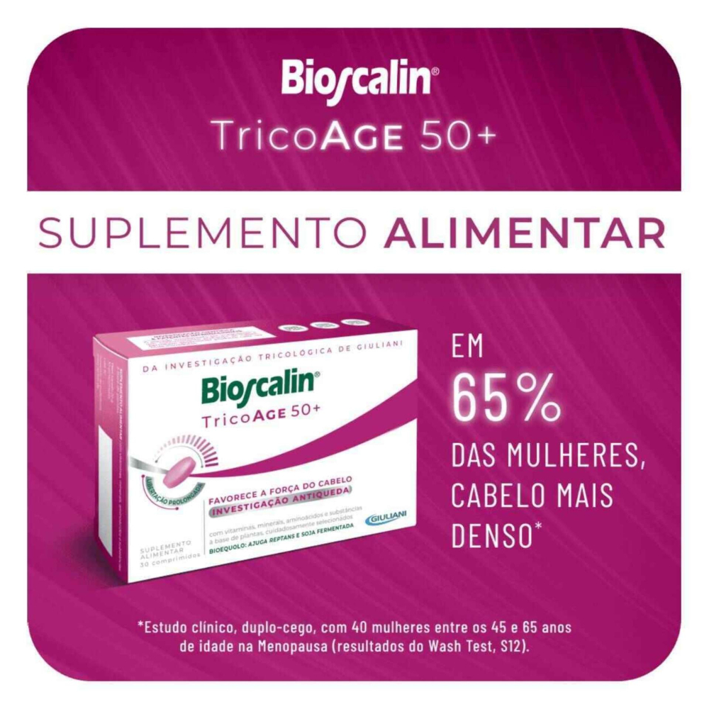 Bioscalin TricoAge 50+ Comprimidos para Mulher na Menopausa x30 (Pack 3 por 2)