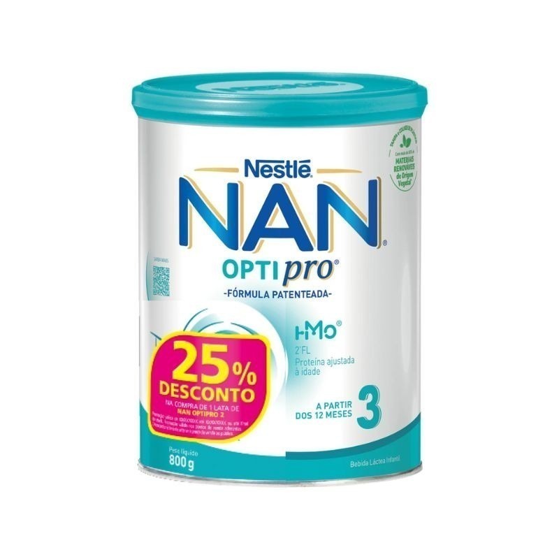 NAN Optipro 3 Lt Cresc 12M+ 800g+Dsc25% NAN Optipro 3 Lt Cresc 12M+ 800g+Dsc25%