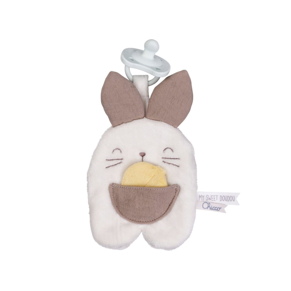Chicco Coelho Doudou Porta-Chupeta