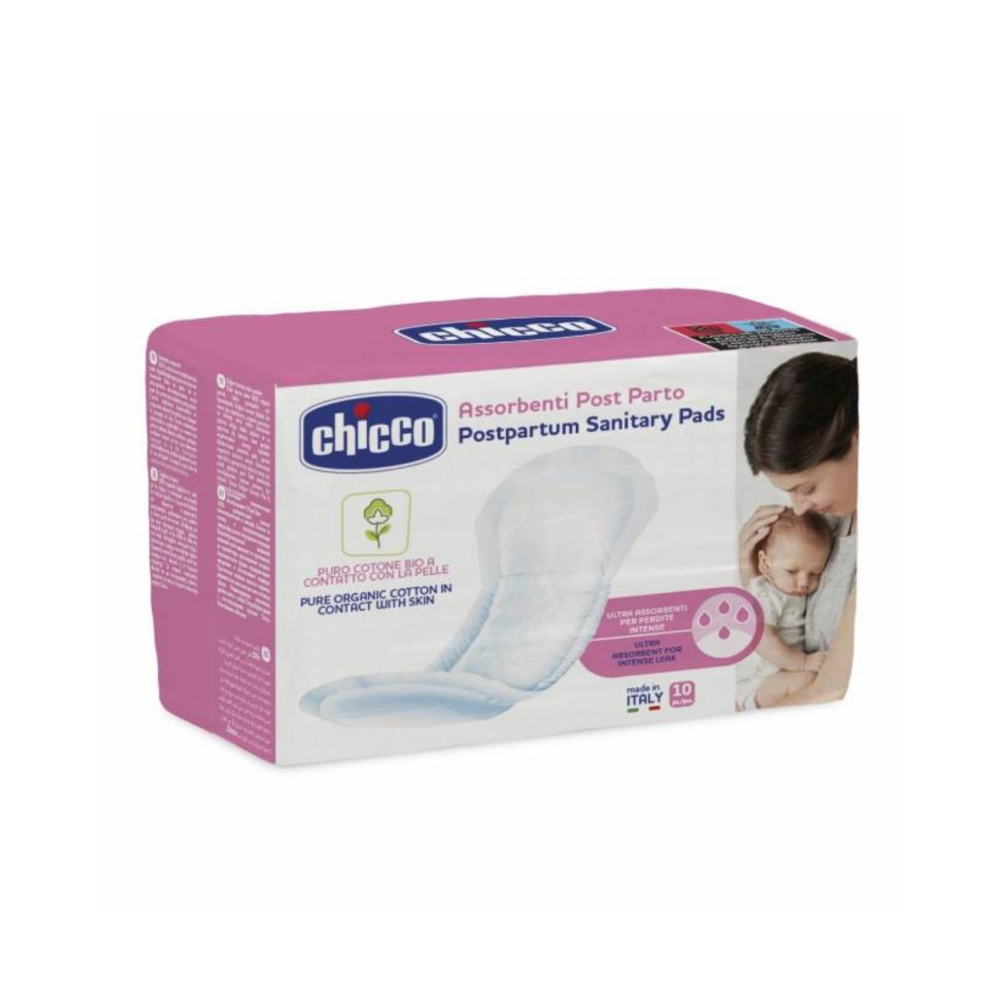 Chicco Mammy Pensos Algodão Orgânico Pós-Parto x10