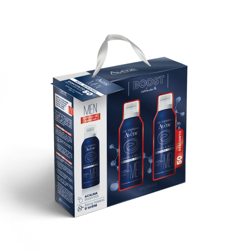 Avene Homem Esp Barb 200X2 Of 50% 2U