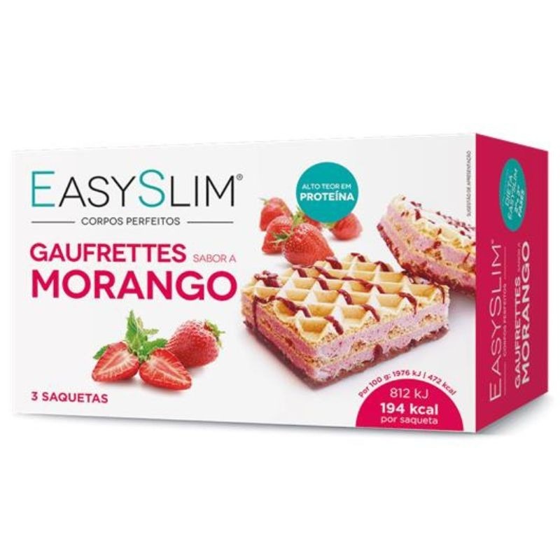 Easyslim Gaufrett Morango 41,1g X 3 Easyslim Gaufrett Morango 41,1g X 3