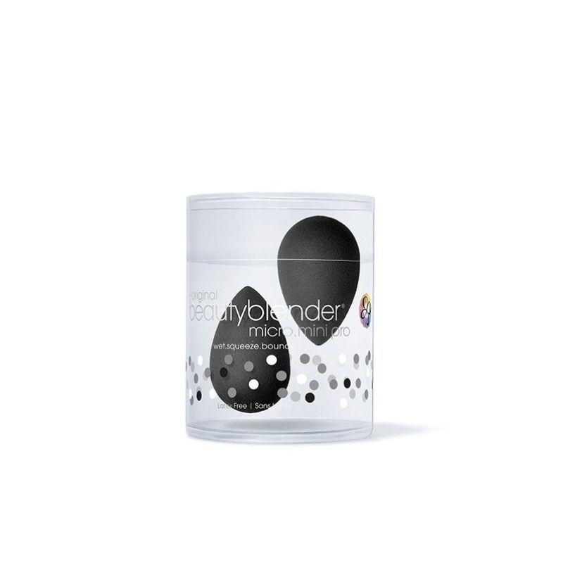BeautyBlender Micro Mini Pro Esponja Preta 2 unidades