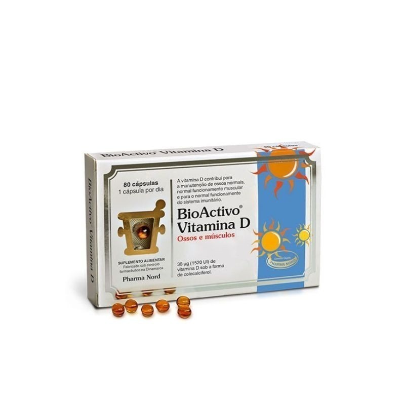 Bioactivo Vitamina D Capsx80