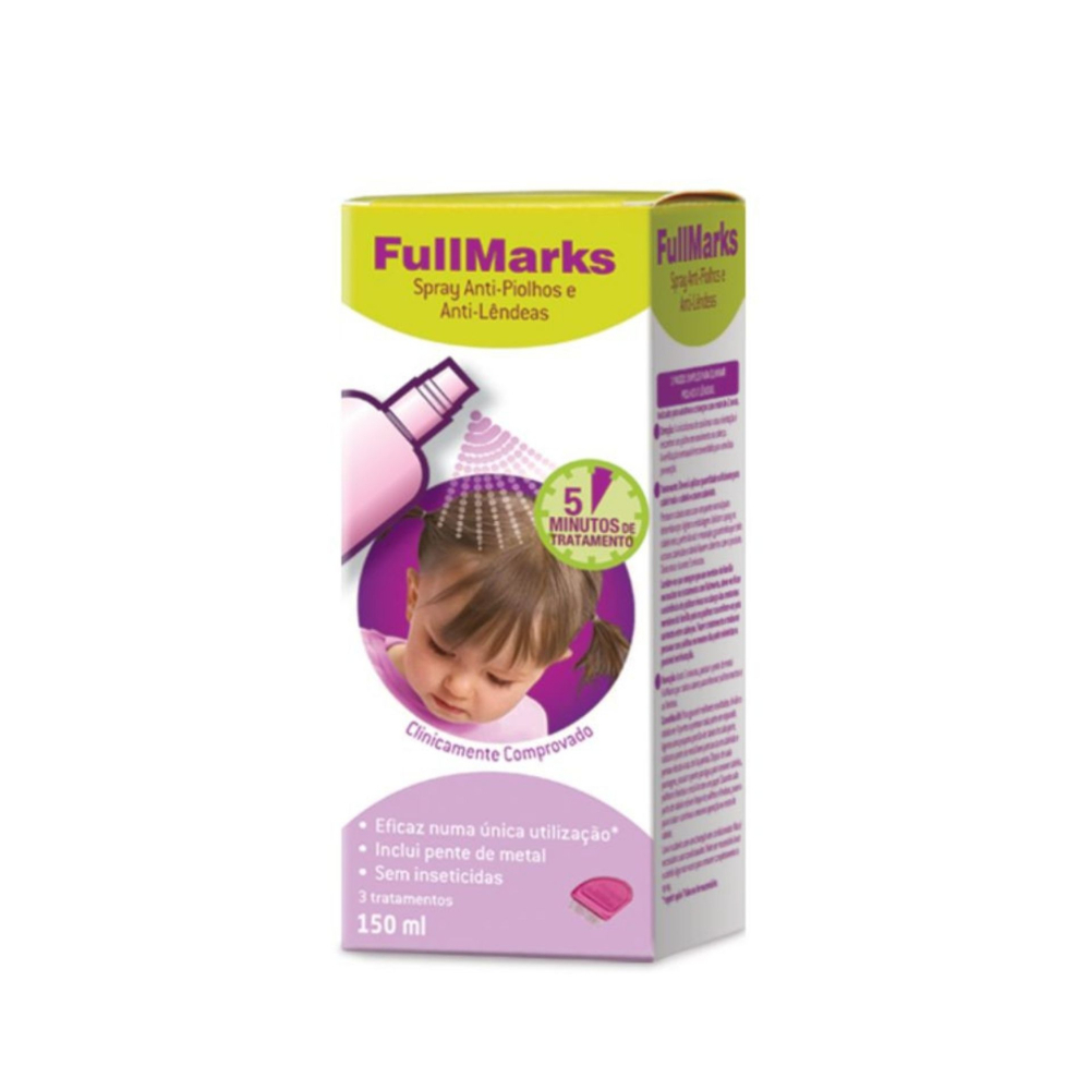 FullMarks Spray Anti-Piolhos e Lêndeas 150 ml