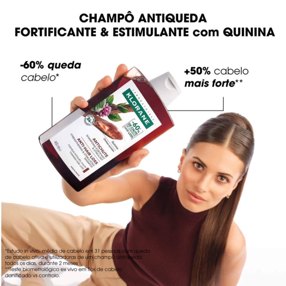 Klorane Shampoo Fortificante à Quinina 400 ml