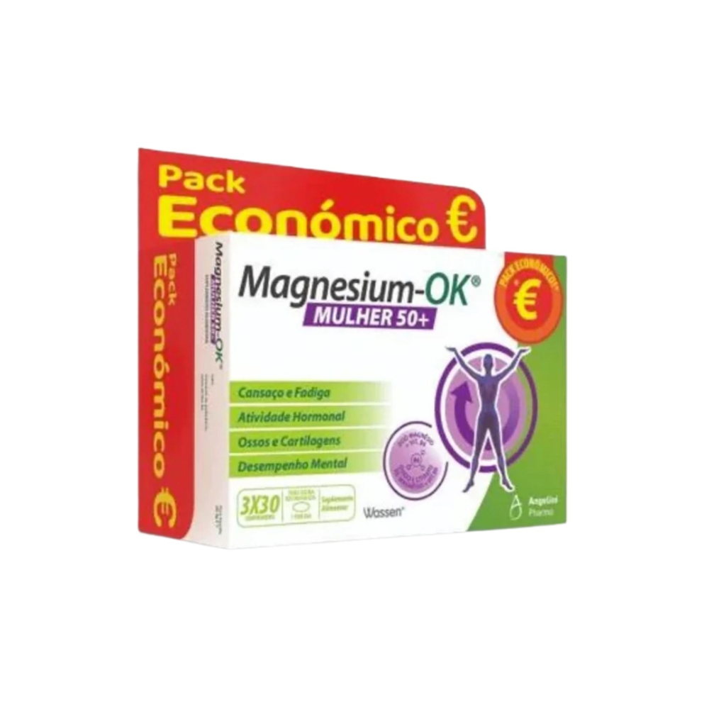 Magnesium-OK Mulher 50+ Comprimidos x90 Pack