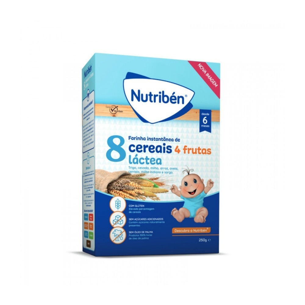 Nutriben Farinhas 8 Cereais 4Frutas La 250g