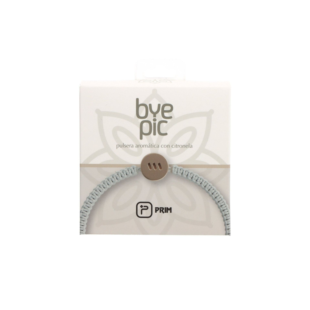 Prim ByePic Pulseira Citronela Nó Branco x1