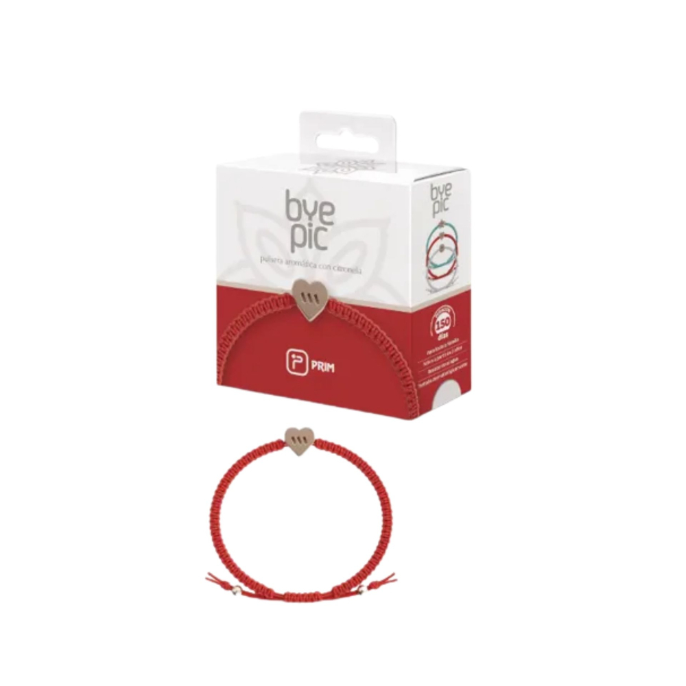Prim ByePic Pulseira Citronela Nó Vermelho x1