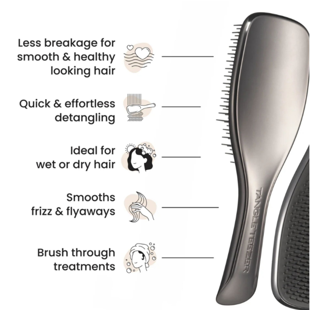 Tangle Teezer The Ultimate Detangler Chrome Silver Escova de Cabelo