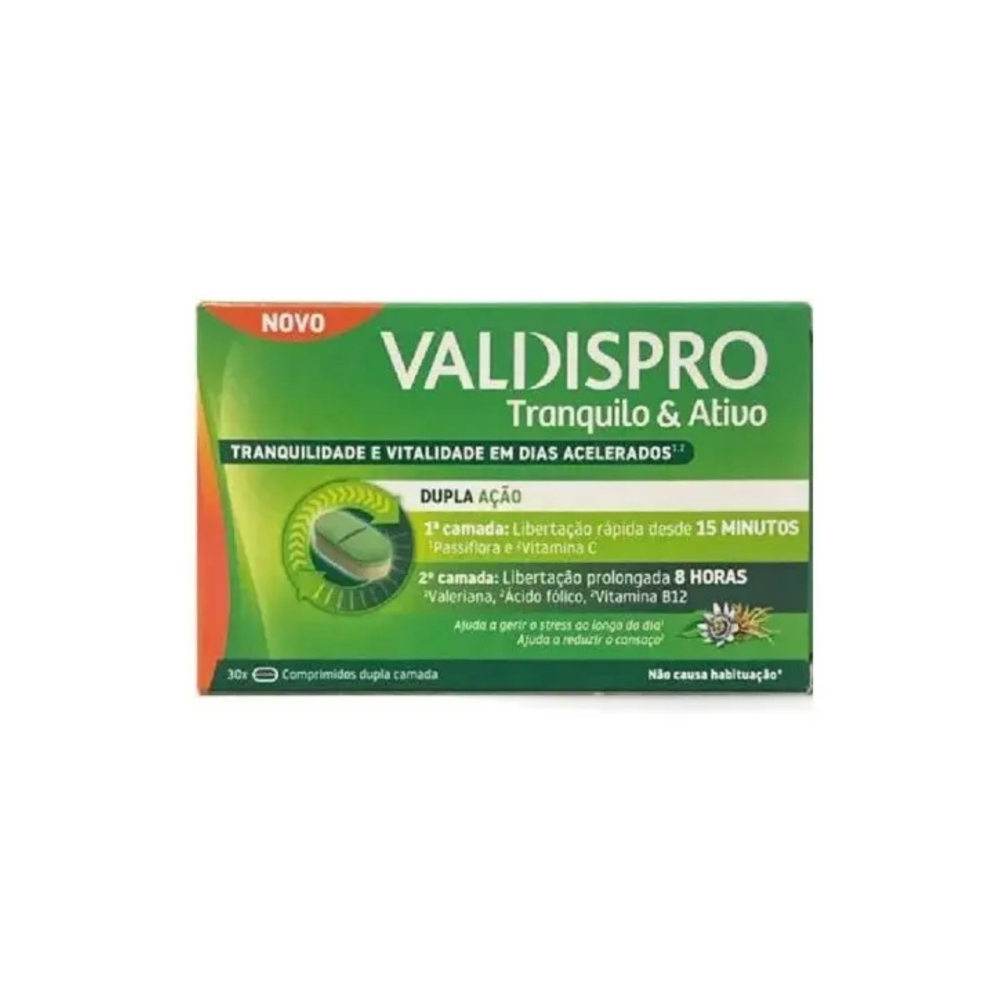 Valdispro Tranquilo &amp; Ativo Comprimidos x30