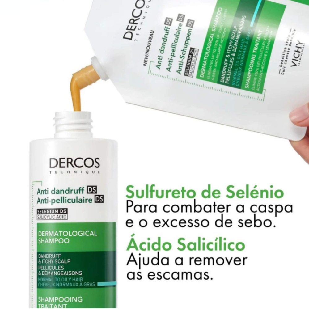 Vichy Dercos DS Shampoo Anticaspa Caspa Oleosa 95 ml