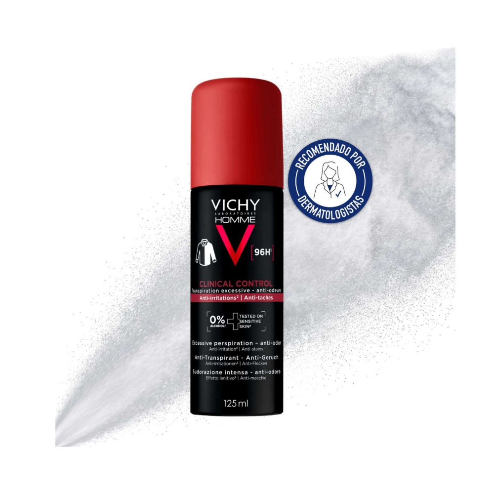 Vichy Homme Deo Clinic Control Desodorizante Aerossol 125ml